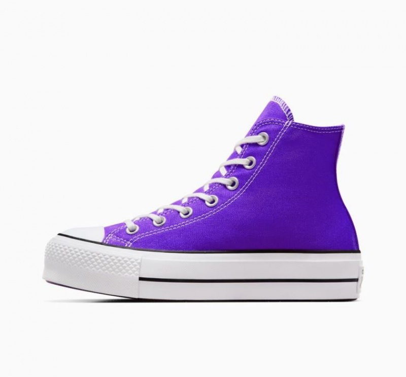 Tenis Plataforma Converse Chuck Taylor All Star Lift Mujer Azules | COLOMBIA E5601F