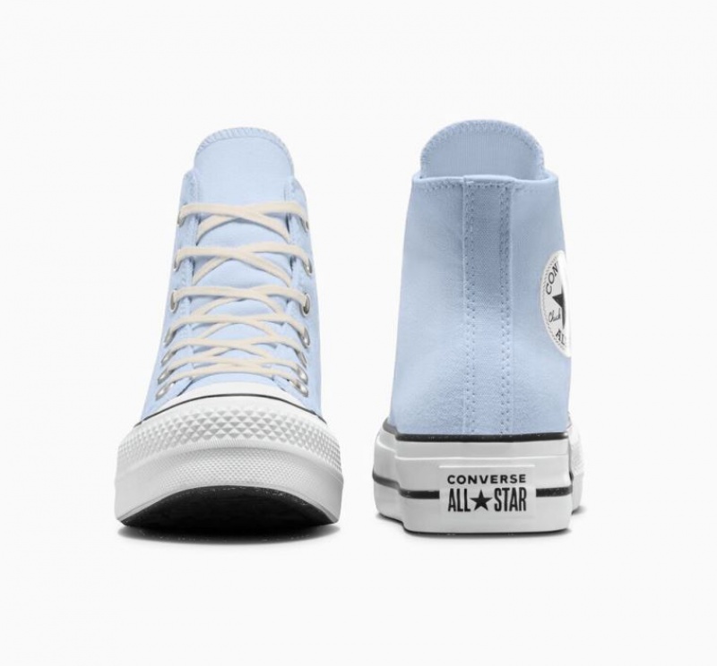 Tenis Plataforma Converse Chuck Taylor All Star Lift Mujer Azules Claro | COLOMBIA M1270U