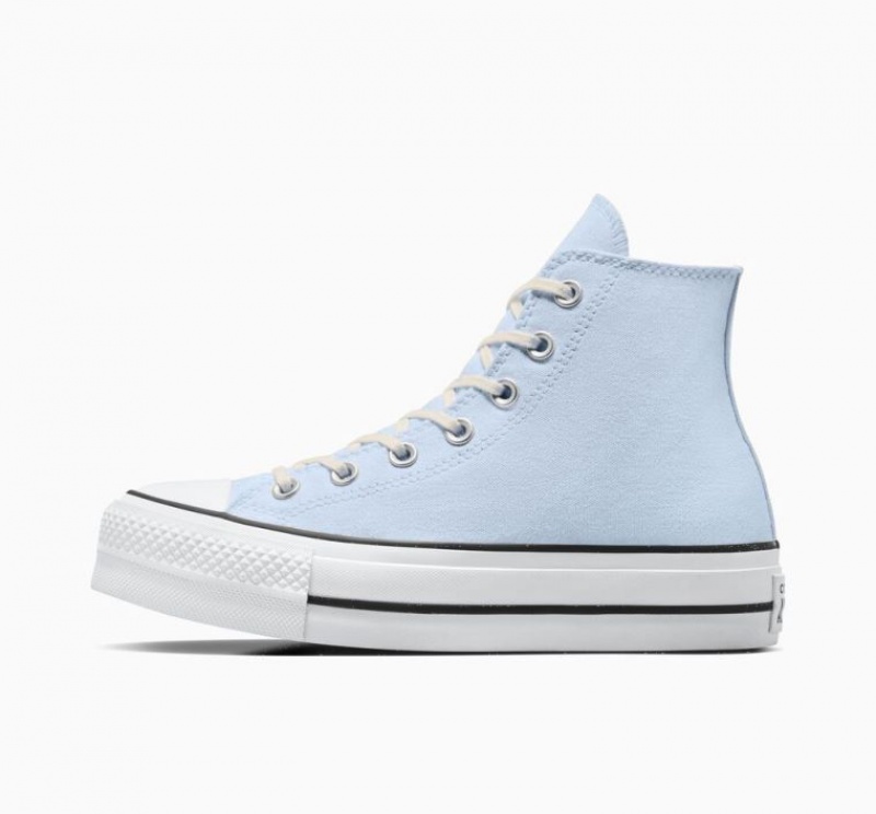 Tenis Plataforma Converse Chuck Taylor All Star Lift Mujer Azules Claro | COLOMBIA M1270U