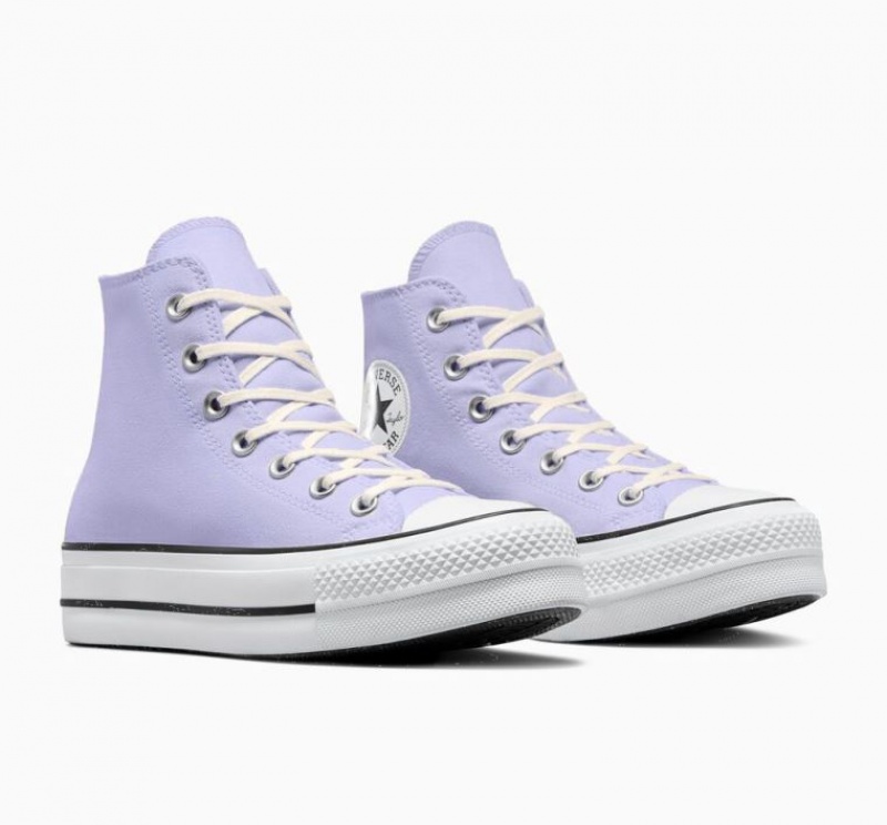 Tenis Plataforma Converse Chuck Taylor All Star Lift Mujer Azules Claro | COLOMBIA U9407E