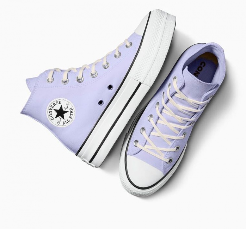 Tenis Plataforma Converse Chuck Taylor All Star Lift Mujer Azules Claro | COLOMBIA U9407E