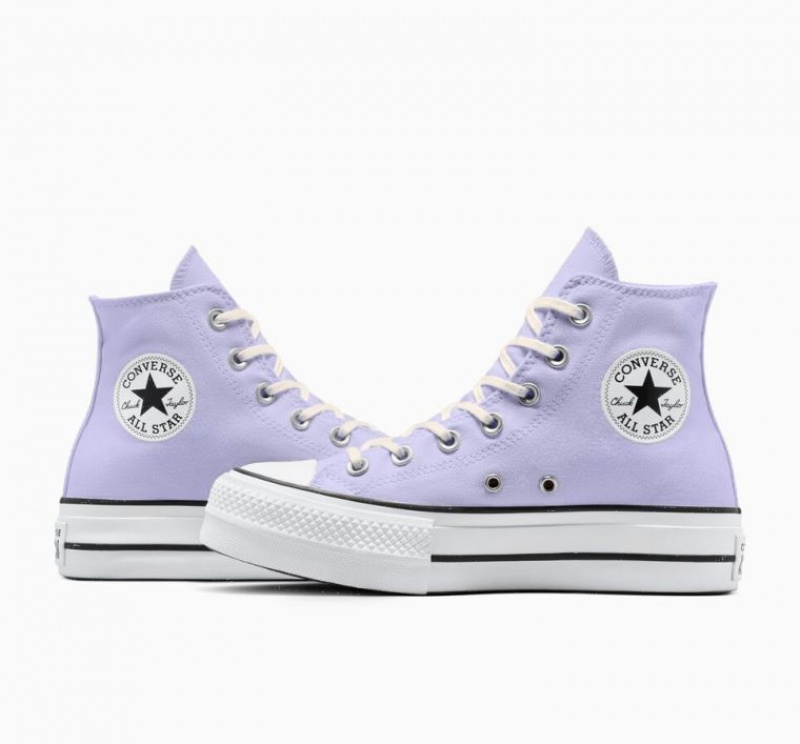 Tenis Plataforma Converse Chuck Taylor All Star Lift Mujer Azules Claro | COLOMBIA U9407E