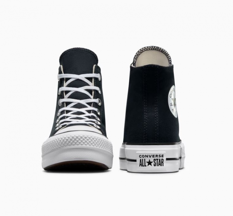 Tenis Plataforma Converse Chuck Taylor All Star Lift Mujer Negras | COLOMBIA F8290V