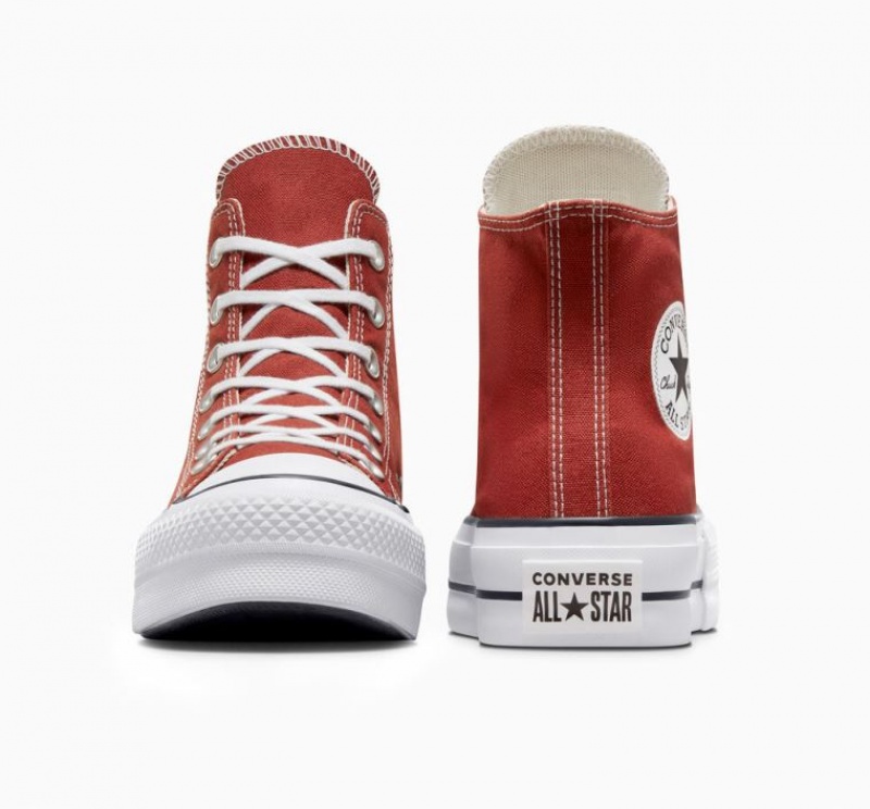 Tenis Plataforma Converse Chuck Taylor All Star Lift Mujer Rojas | COLOMBIA Z8296U