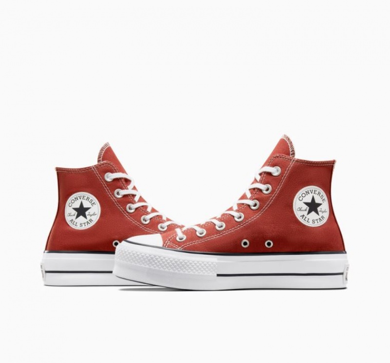 Tenis Plataforma Converse Chuck Taylor All Star Lift Mujer Rojas | COLOMBIA Z8296U