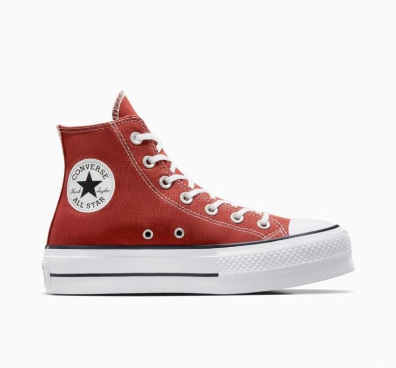 Tenis Plataforma Converse Chuck Taylor All Star Lift Mujer Rojas | COLOMBIA Z8296U