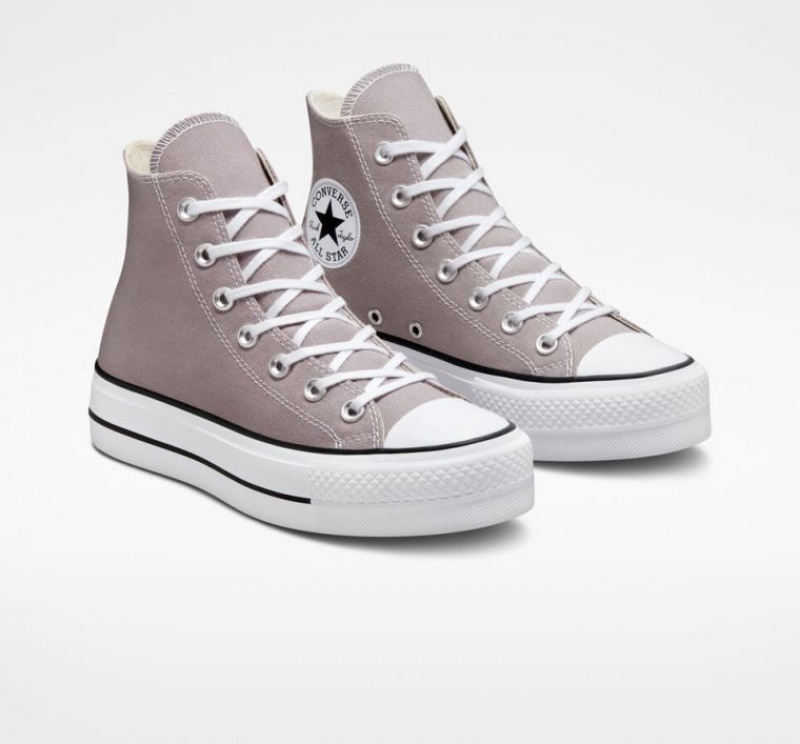 Tenis Plataforma Converse Chuck Taylor All Star Lift Mujer Moradas Claro | COLOMBIA T4910M