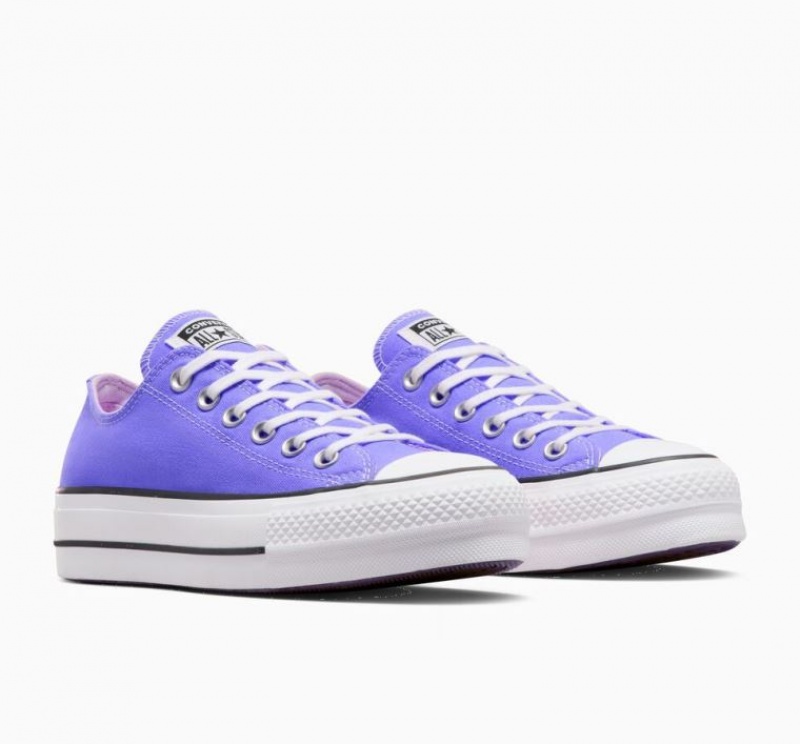 Tenis Plataforma Converse Chuck Taylor All Star Lift Mujer Azules | COLOMBIA Y6438B