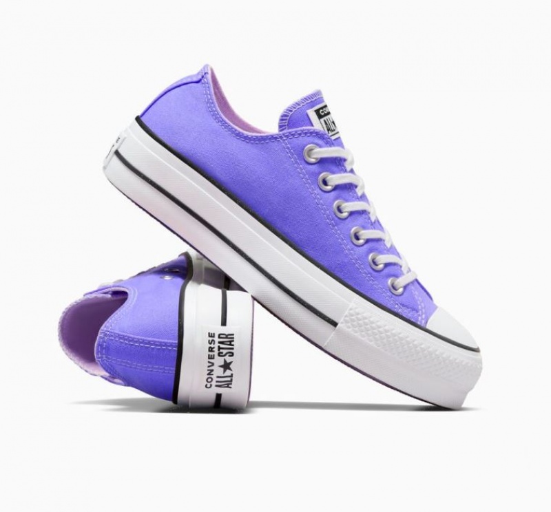 Tenis Plataforma Converse Chuck Taylor All Star Lift Mujer Azules | COLOMBIA Y6438B