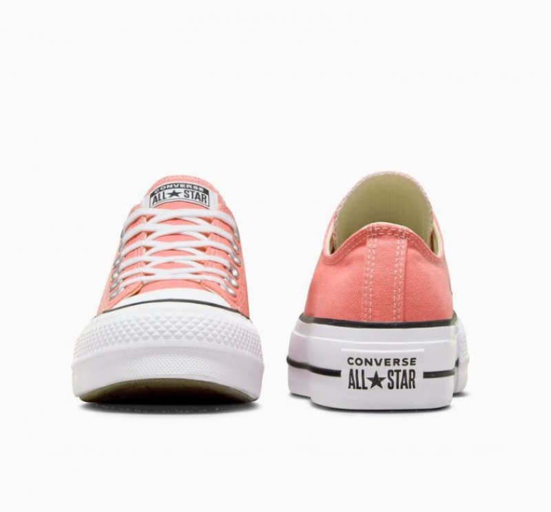 Tenis Plataforma Converse Chuck Taylor All Star Lift Mujer Coral | COLOMBIA P3680U