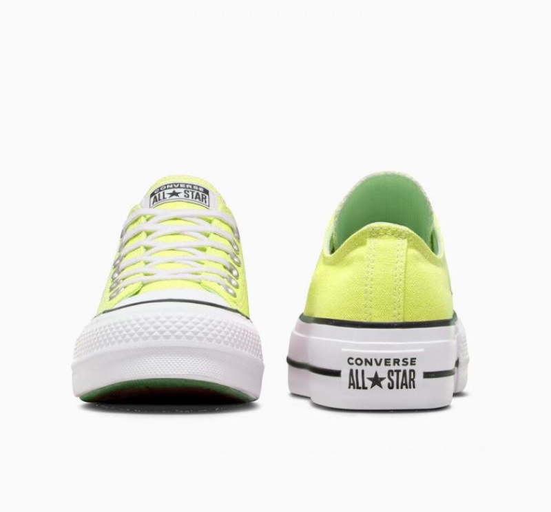 Tenis Plataforma Converse Chuck Taylor All Star Lift Mujer Amarillo | COLOMBIA S9024J