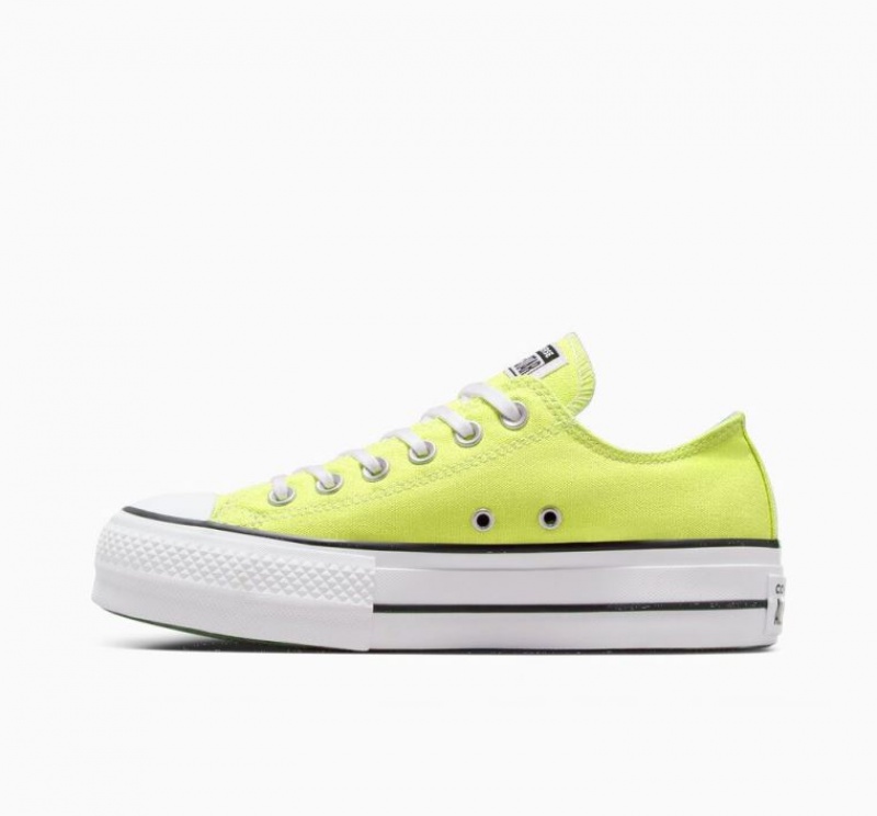 Tenis Plataforma Converse Chuck Taylor All Star Lift Mujer Amarillo | COLOMBIA S9024J