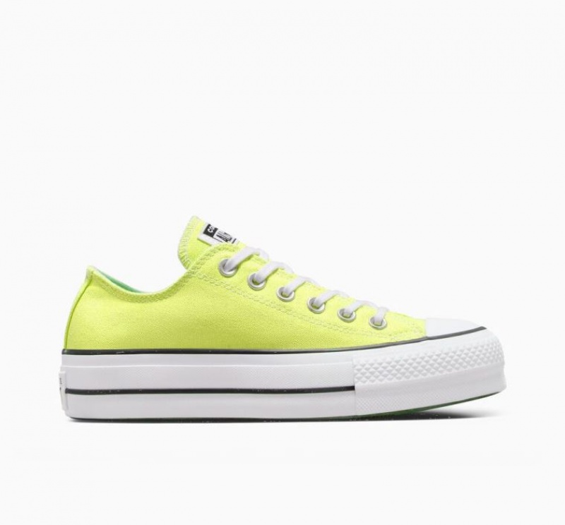 Tenis Plataforma Converse Chuck Taylor All Star Lift Mujer Amarillo | COLOMBIA S9024J