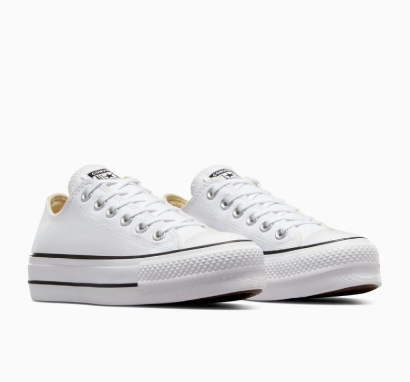 Tenis Plataforma Converse Chuck Taylor All Star Lift Mujer Blancas | COLOMBIA X1689P