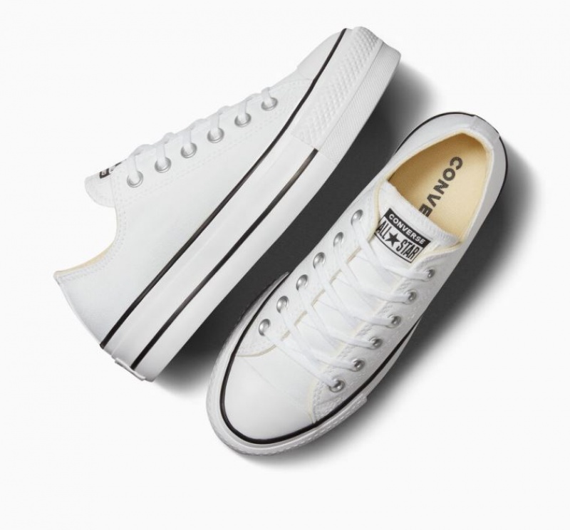 Tenis Plataforma Converse Chuck Taylor All Star Lift Mujer Blancas | COLOMBIA X1689P