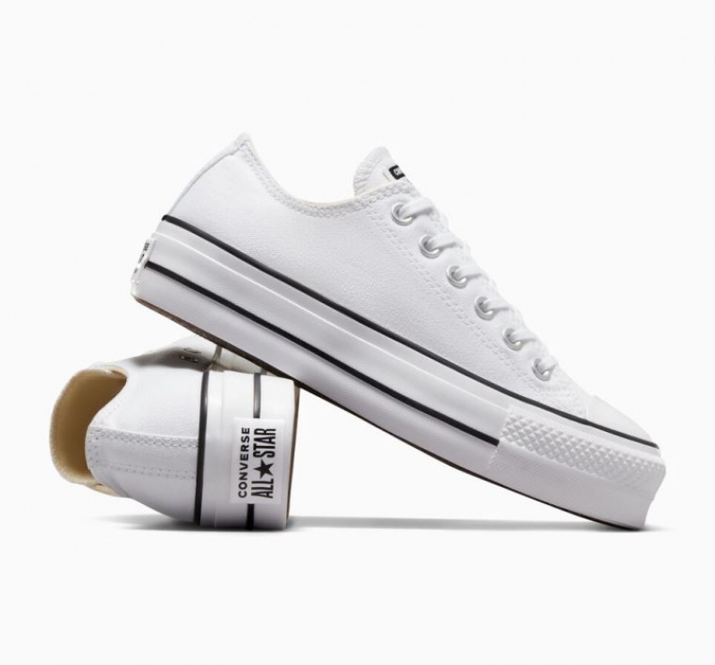 Tenis Plataforma Converse Chuck Taylor All Star Lift Mujer Blancas | COLOMBIA X1689P