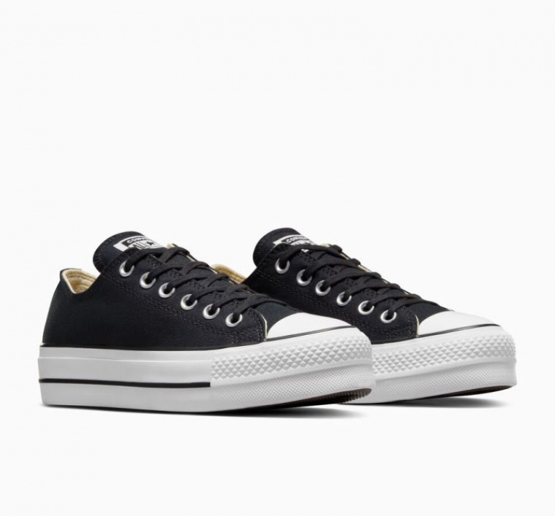 Tenis Plataforma Converse Chuck Taylor All Star Lift Mujer Negras | COLOMBIA J6821O