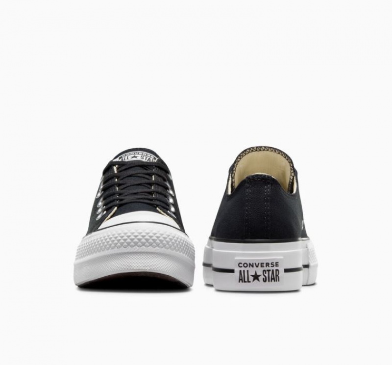 Tenis Plataforma Converse Chuck Taylor All Star Lift Mujer Negras | COLOMBIA J6821O