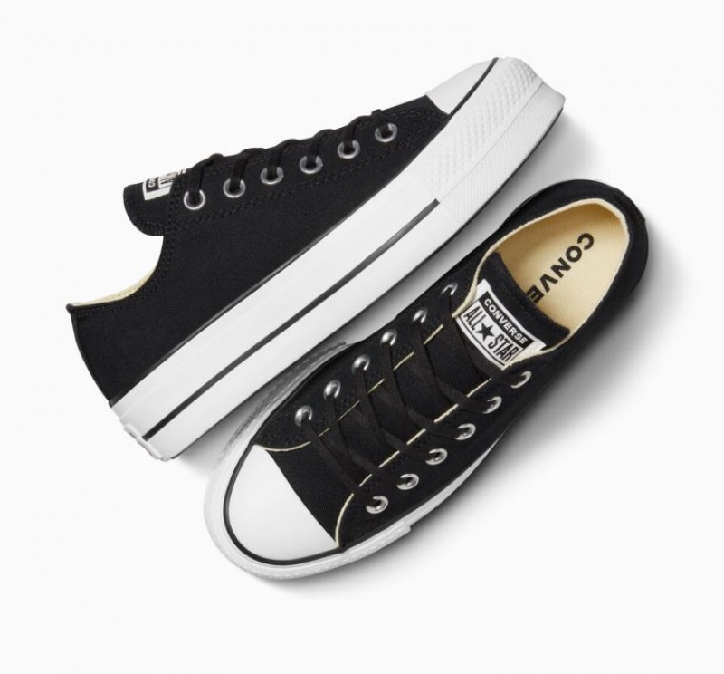 Tenis Plataforma Converse Chuck Taylor All Star Lift Mujer Negras | COLOMBIA J6821O