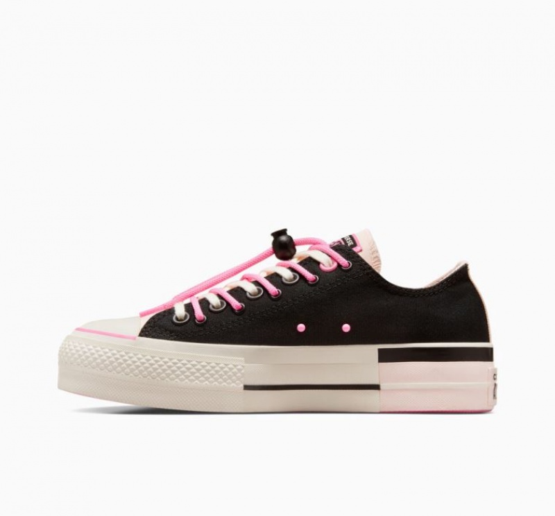 Tenis Plataforma Converse Chuck Taylor All Star Lift Easy On Mujer Negras | COLOMBIA U9641H