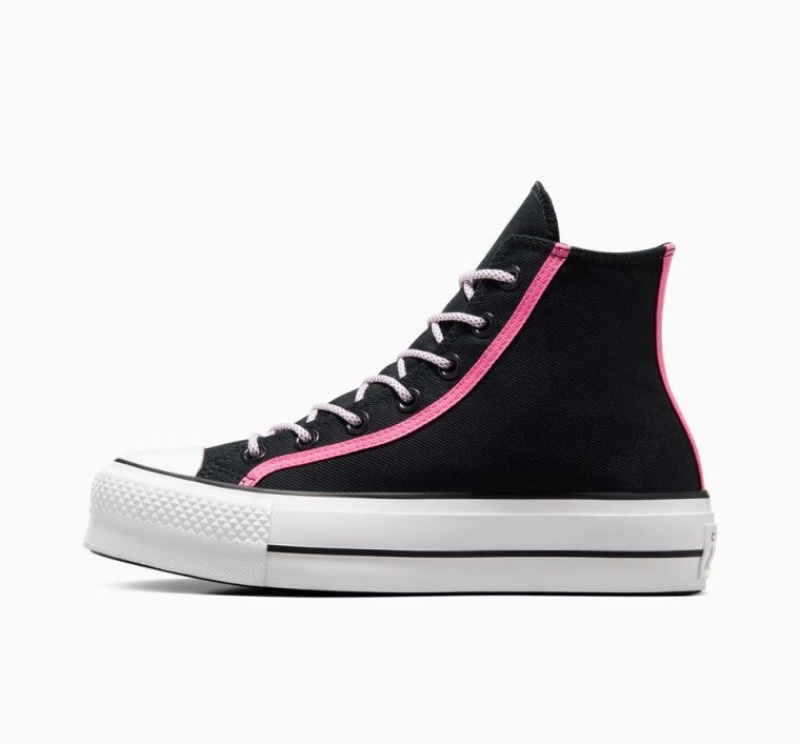 Tenis Plataforma Converse Chuck Taylor All Star Lift Utility Twist Mujer Negras | COLOMBIA A8409K