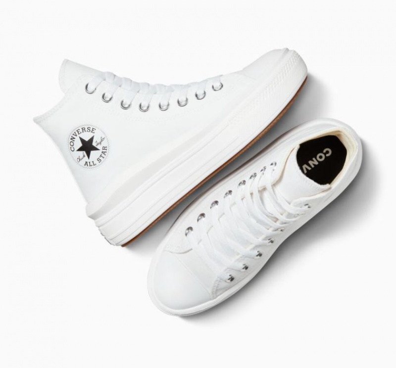 Tenis Plataforma Converse Chuck Taylor All Star Move Mujer Blancas | COLOMBIA U3714T