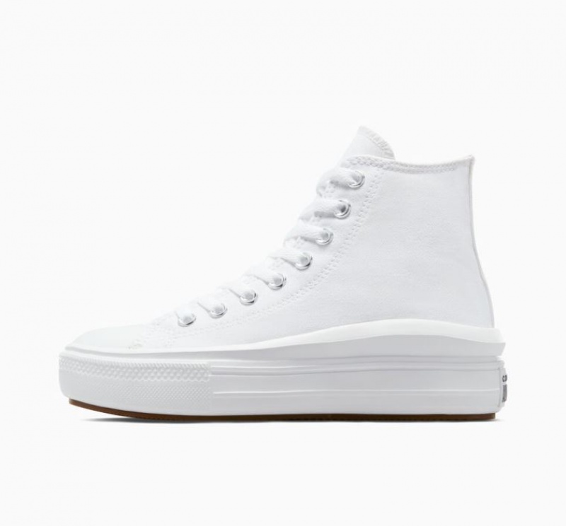 Tenis Plataforma Converse Chuck Taylor All Star Move Mujer Blancas | COLOMBIA U3714T