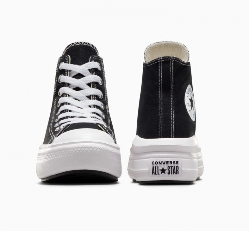 Tenis Plataforma Converse Chuck Taylor All Star Move Mujer Negras | COLOMBIA K2685E