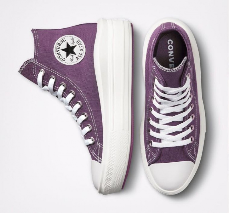 Tenis Plataforma Converse Chuck Taylor All Star Move Mujer Moradas | COLOMBIA R5692V