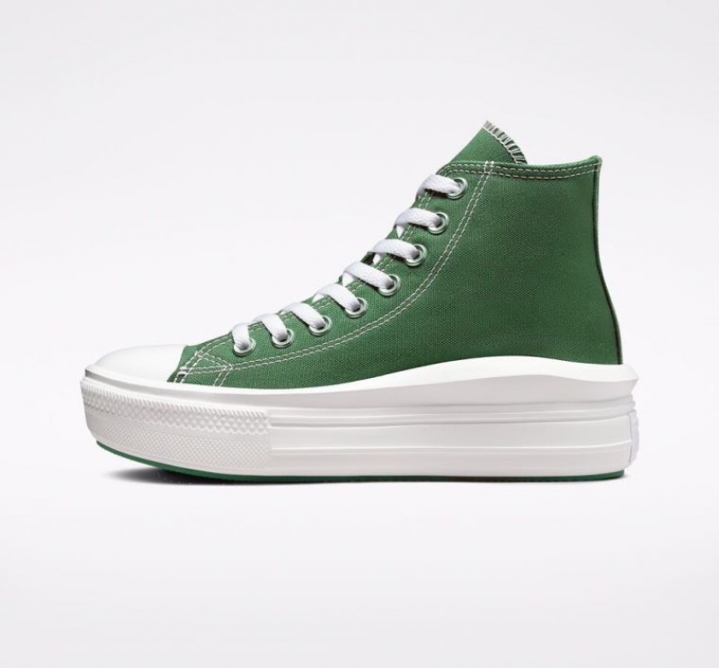 Tenis Plataforma Converse Chuck Taylor All Star Move Mujer Verde | COLOMBIA G1697C