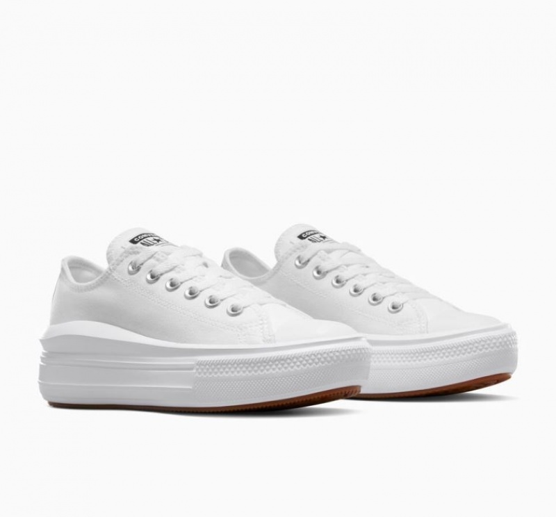 Tenis Plataforma Converse Chuck Taylor All Star Move Mujer Blancas | COLOMBIA L9425Z