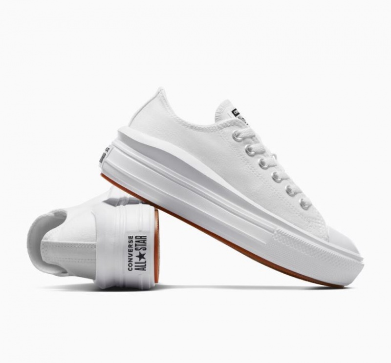 Tenis Plataforma Converse Chuck Taylor All Star Move Mujer Blancas | COLOMBIA L9425Z