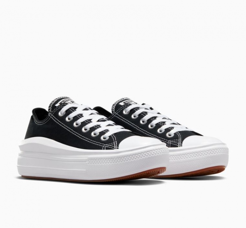 Tenis Plataforma Converse Chuck Taylor All Star Move Mujer Negras | COLOMBIA X9432I