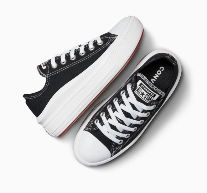 Tenis Plataforma Converse Chuck Taylor All Star Move Mujer Negras | COLOMBIA X9432I