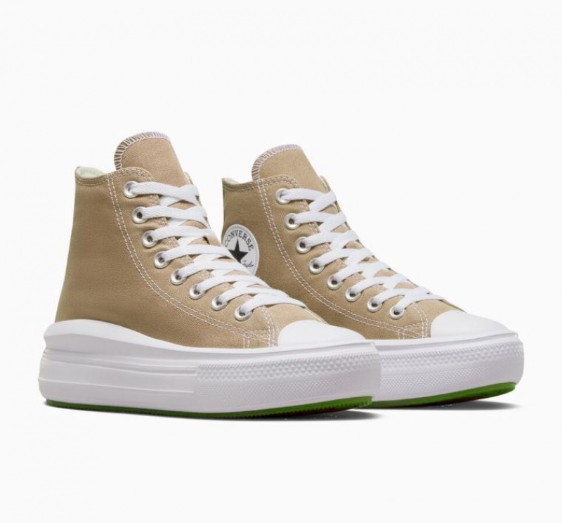 Tenis Plataforma Converse Chuck Taylor All Star Move Seasonal Color Mujer Marrones Claro | COLOMBIA D9135A