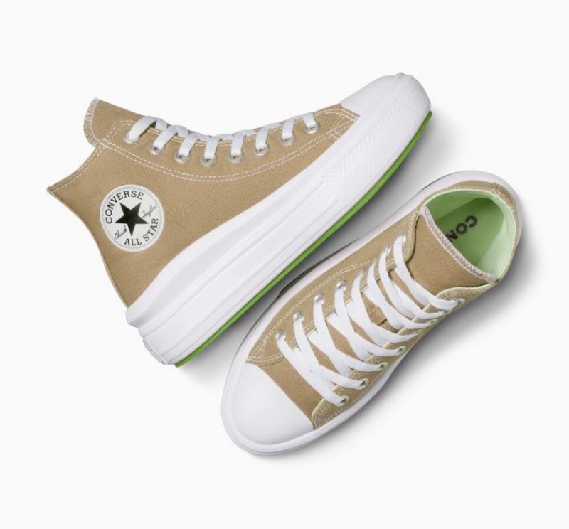 Tenis Plataforma Converse Chuck Taylor All Star Move Seasonal Color Mujer Marrones Claro | COLOMBIA D9135A