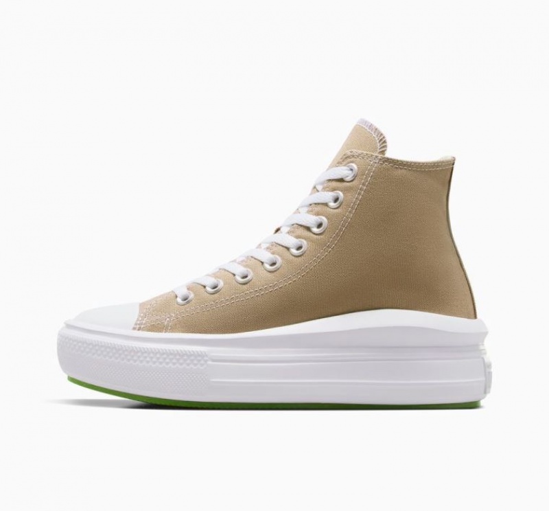 Tenis Plataforma Converse Chuck Taylor All Star Move Seasonal Color Mujer Marrones Claro | COLOMBIA D9135A