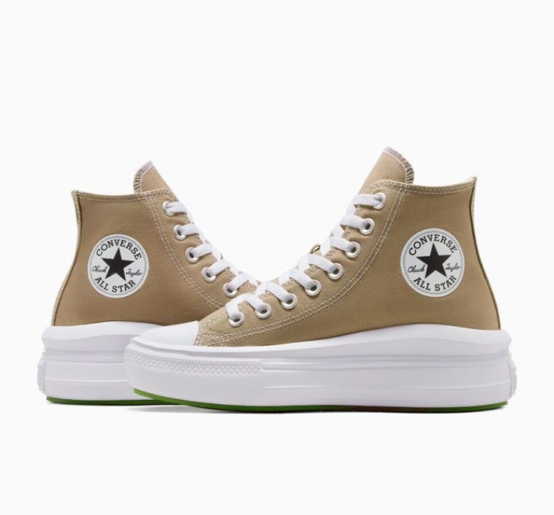 Tenis Plataforma Converse Chuck Taylor All Star Move Seasonal Color Mujer Marrones Claro | COLOMBIA D9135A