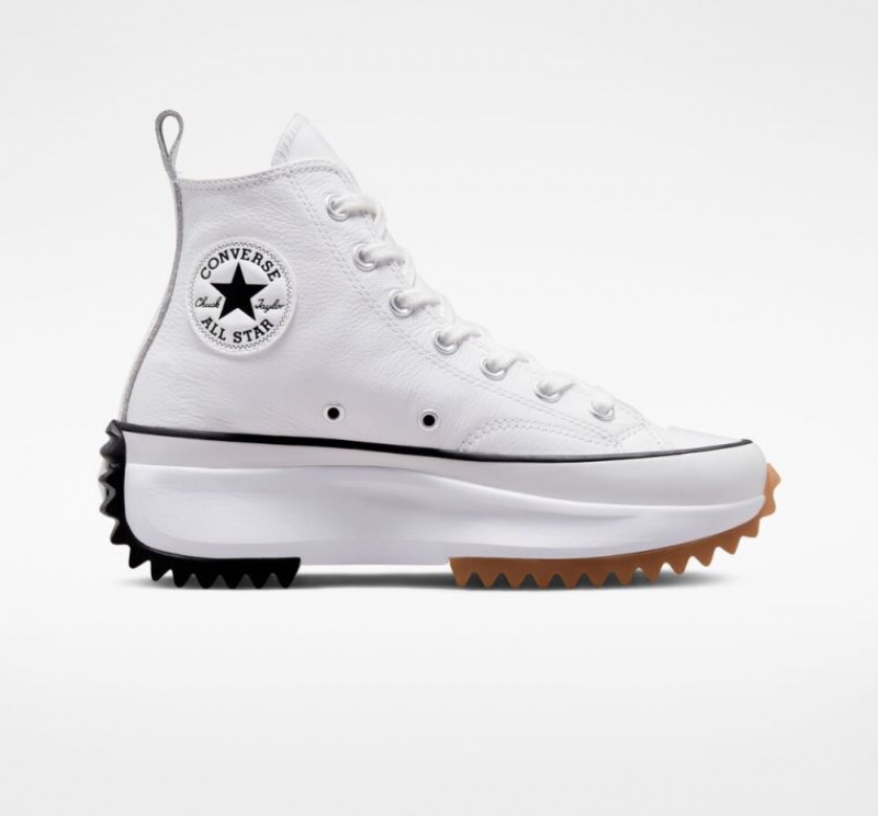 Tenis Plataforma Converse Run Star Hike Foundational Leather Hombre Blancas | COLOMBIA Y6492T