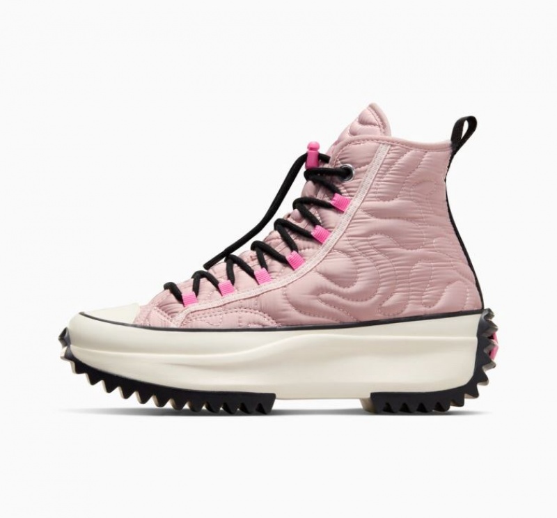 Tenis Plataforma Converse Run Star Hike Quilted Mujer Rosas | COLOMBIA P4193A