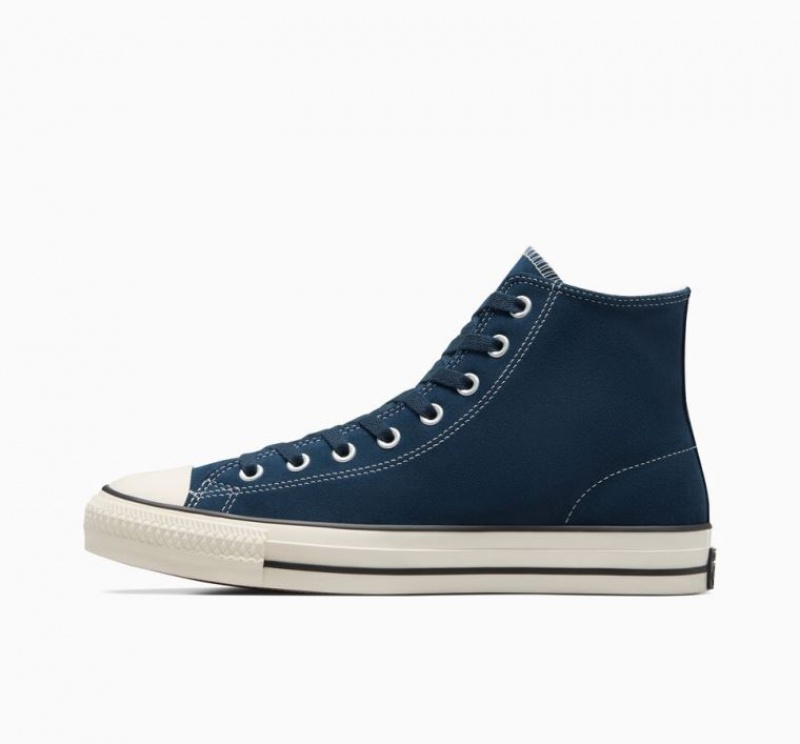 Tenis Skate Converse Chuck Taylor All Star Pro Suede Mujer Azul Marino | COLOMBIA S1695Y