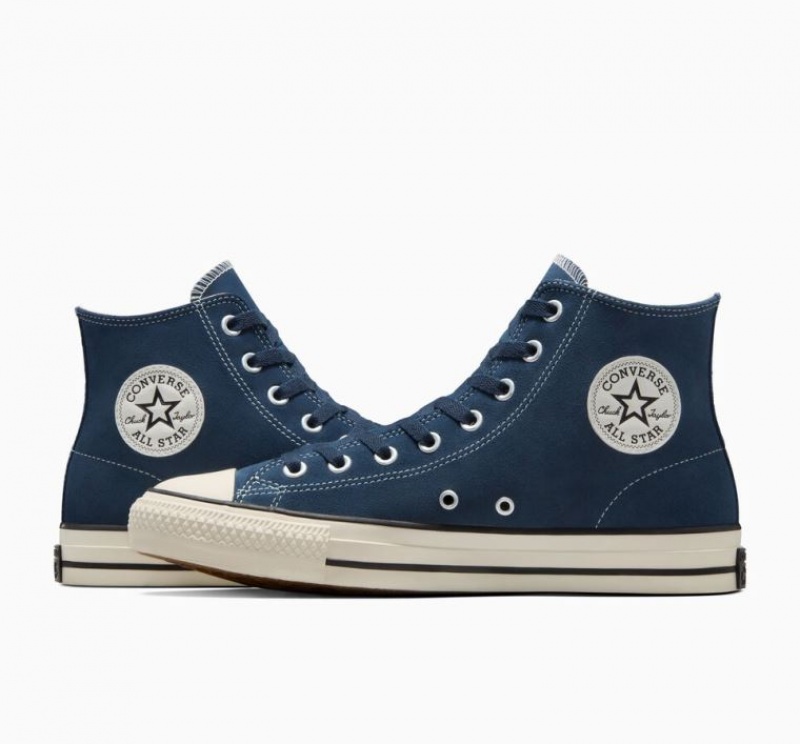 Tenis Skate Converse Chuck Taylor All Star Pro Suede Mujer Azul Marino | COLOMBIA S1695Y