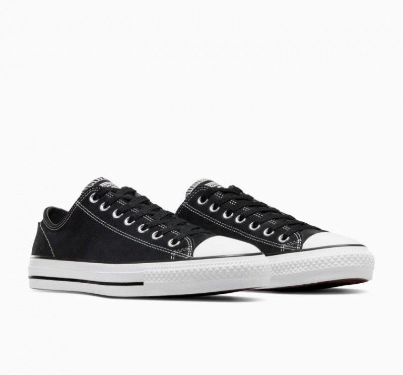 Tenis Skate Converse Cons Chuck Taylor All Star Pro Suede Hombre Negras | COLOMBIA D6895F