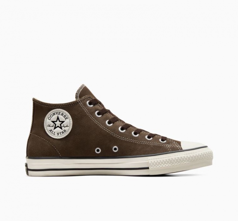 Tenis Skate Converse Cons Chuck Taylor All Star Pro Classic Suede Mujer Marrones Oscuro | COLOMBIA Y0329H