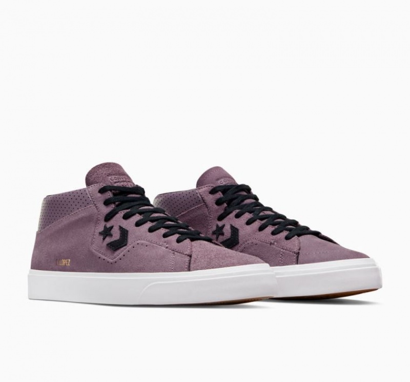 Tenis Skate Converse Cons Louie Lopez Pro Suede Hombre Moradas | COLOMBIA M5964D