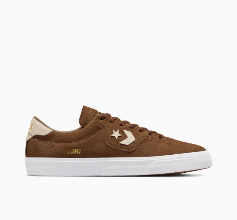 Tenis Skate Converse Cons Louie Lopez Pro Suede Hombre Marrones | COLOMBIA W3507T