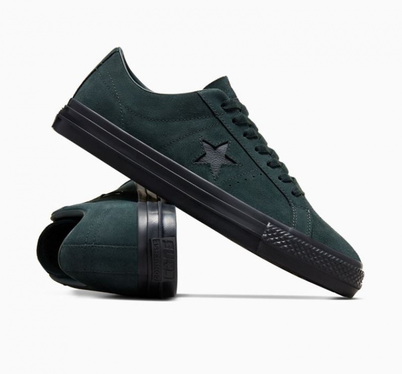 Tenis Skate Converse One Star Pro Hombre Verde Oscuro | COLOMBIA Q3496K