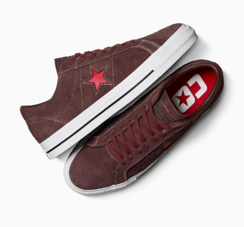 Tenis Skate Converse One Star Pro Hombre Marrones | COLOMBIA L7298C