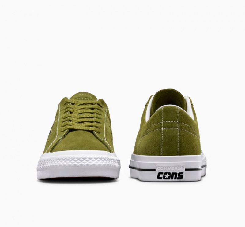 Tenis Skate Converse One Star Pro Hombre Verde | COLOMBIA K6142F