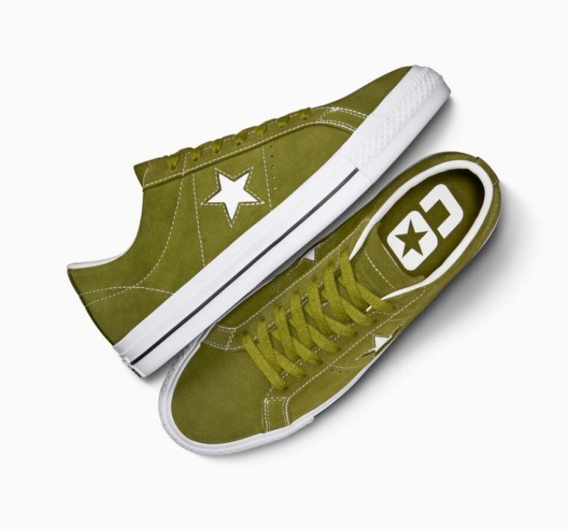 Tenis Skate Converse One Star Pro Hombre Verde | COLOMBIA K6142F